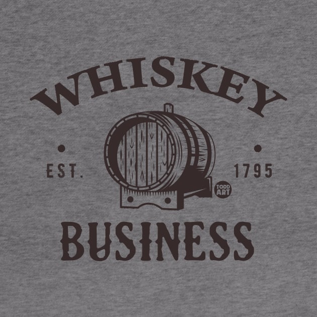 WHISKEY BUSINESS by toddgoldmanart